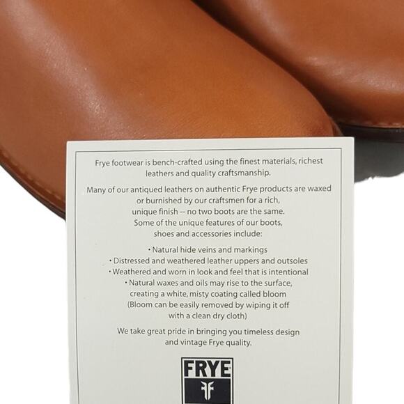 Frye Paige Tall Leather Riding Boots Classic Equestrian Knee-High Cowgirl - Picture 10 of 15